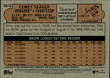 2021 Corey Seager Topps Heritage REAL ONE AUTO AUTOGRAPH #ROA-CS Los Angeles Dodgers