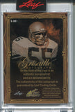 2026 Brian Bosworth Leaf Art of Sport PURPLE FOIL GRISAILLE AUTO 8/8 AUTOGRAPH #G-BB1 Seattle Seahawks