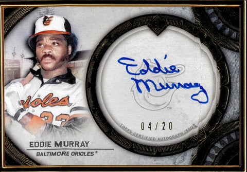 Eddie Murray Baltimore Orioles Men's Navy Name and Number Banner Wave  T-Shirt 