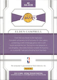 2018-19 Elden Campbell Panini National Treasures AUTO 22/99 AUTOGRAPH #SG-ECB Los Angeles Lakers