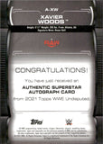 2021 Xavier Woods Topps WWE Undisputed PURPLE AUTO 07/99 AUTOGRAPH #A-XW Monday Night Raw