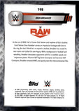 2025 Bron Brkkr Topps Chrome WWE SPECKLE REFRACTOR 111/249 #198 Monday Night Raw