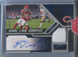 2021 Damien Williams Panini Playbook GOAL LINE GRAPHS JERSEY AUTO 02/49 AUTOGRAPH RELIC #GLG-DWI Chicago Bears