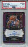 2024-25 Adem Bona Panini Select PURPLE ROOKIE SIGNATURE AUTO 49/75 AUTOGRAPH PSA 9 #RSADM Philadelphia 76ers 6819