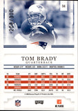 2008 Tom Brady Playoff Prestige XTRA POINTS 208/300 #56 New England Patriots