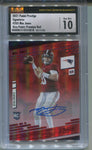 2021 Mac Jones Panini Prestige RED XTRA POINTS PREMIUM RED ROOKIE AUTO AUTOGRAPH SGC 10 #205 New England Patriots 1002
