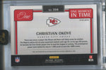 2024 Christian Okoye Panini One RED ONE MOMENT IN TIME AUTO 32/60 AUTOGRAPH #394 Kansas City Chiefs