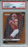 2024 Jayden Daniels Panini Prizm ORANGE LAZER ROOKIE RC PSA 10 #347 Washington Commanders 4640