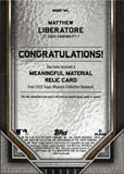 2023 Matthew Liberatore Topps Museum Collection ROOKIE MEANINGFUL MATERIAL JERSEY 14/25 RELIC RC #MMR-ML St. Louis Cardinals