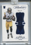 2025 Kaleb Johnson Panini Flawless BLUE FOIL SAPPHIRE ROOKIE 09/20 RC #30 Pittsburgh Steelers