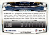 2014 Aaron Donald Topps ROOKIE RC #424 St. Louis Rams