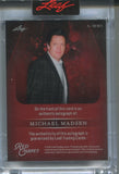 2025 Michael Madsen Carter Leaf Red Carpet BLUE FOIL AUTO 1/3 AUTOGRAPH #A-MM1 Resivour Dogs