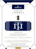 2019 Carlos Correa Panini National Treasures 7 PIECE JERSEY 34/49 RELIC #GGMS-CC Houston Astros