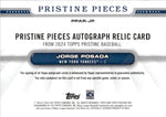 2024 Jorge Posada Topps Pristine POPULAR DEMAND JERSEY AUTO AUTOGRAPH RELIC #PPAR-JP New York Yankees