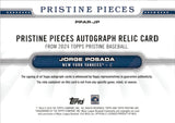 2024 Jorge Posada Topps Pristine POPULAR DEMAND JERSEY AUTO AUTOGRAPH RELIC #PPAR-JP New York Yankees