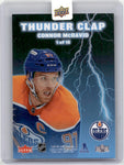 2024-25 Connor McDavid Upper Deck Fleer Ultra THUNDER CLAP #1 Edmonton Oilers 2