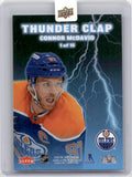 2024-25 Connor McDavid Upper Deck Fleer Ultra THUNDER CLAP #1 Edmonton Oilers 2