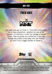 2025 Thea Hail Topps Chrome WWE GOLD GEOMETRIC REFRACTOR WOMEN'S DIVISION 02/50 #WD-THE NXT