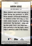 2022 Aaron Judge Topps SP HOME FIELD ADVANTAGE #HA-7 New York Yankees