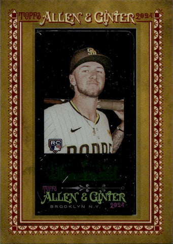 2024 Jackson Merrill Topps Allen & Ginter ROOKIE MINI STAINED GLASS SP RC #275 San Diego Padres