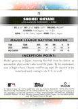 2024 Shohei Ohtani Topps Inception #73 Los Angeles Dodgers MVP
