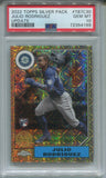2022 Julio Rodriguez Topps Update SILVER PACK 1987 DESIGN ROOKIE RC PSA 10 #T87C30 Seattle Mariners 4199