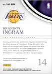 2016-17 Brandon Ingram Panini Immaculate Collection JERSEY 92/99 RELIC #SM-BIN Los Angeles Lakers