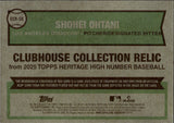 2025 Shohei Ohtani Topps Heritage High Number CLUBHOUSE COLLECTION BAT RELIC #CCR-SO Los Angeles Dodgers