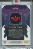 2023 Dextrer Lumis Panini Impeccable WWE WATERCOLOR AUTO 69/75 AUTOGRAPH #WS-DXL Monday Night Raw