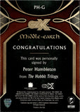 2022 Peter Hambleton as Gloin Cryptozoic CZX Middle-Earth AUTO 113/200 AUTOGRAPH #PH-G