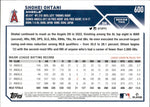 2023 Shohei Ohtani Topps Series 2 ROYAL BLUE #600 Anaheim Angels