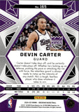 2024-25 Devin Carter Panini Obsidian ELECTRIC ETCH GREEN FLOOD ROOKIE 09/25 RC #165 Sacramento Kings
