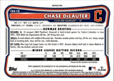 2026 Chase DeLauter Bowman Chrome REFRACTOR ROOKIE AUTO 236/499 AUTOGRAPH CRA-CD Cleveland Guardians