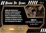 2023 Upper Deck Marvel Studios Spider Man No Way Home #BTS-9 191/199 RED FOIL BEHIND THE SCENES