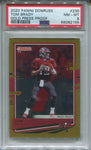 2020 Tom Brady Donruss GOLD PRESS PROOF 14/50 PSA 8 #230 Tampa Bay Buccaneers 2159