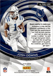 2023 Josh Downs Panini Spectra CELESTIAL ROOKIE AUTO 09/75 AUTOGRAPH RC #RAU-JDO Indianapolis Colts