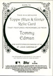2023 Tommy Edman Topps Allen & Ginter JERSEY RELIC #AGRB-TE St. Louis Cardinals
