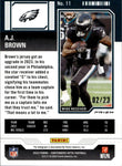 2023 A.J. Brown Panini Zenith CONTENDERS OPTIC PREVIEW VETERAN TICKET BLUE AUTO 02/23 AUTOGRAPH #11 Philadelphia Eagles