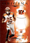 2020 Tee Higgins Panini Origins ROOKIE PATCH 60/199 Cincinnati Bengals #RP-9
