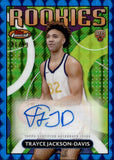 2023-24 Trayce Jackson-Davis Topps Finest ROOKIE AUTOGRAPH BLUE GEOMETRIC AUTO 96/99 Golden State Warriors #RFA-TJD