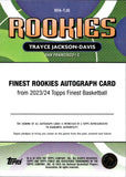 2023-24 Trayce Jackson-Davis Topps Finest ROOKIE AUTOGRAPH BLUE GEOMETRIC AUTO 96/99 Golden State Warriors #RFA-TJD