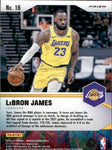 2020-21 LeBron James Panini Mosaic CENTER STAGE #16 Los Angeles Lakers