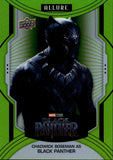 2022 Chadwick Boseman as Black Panther Upper Deck Allure GREEN QUARTZ 14/99 #103