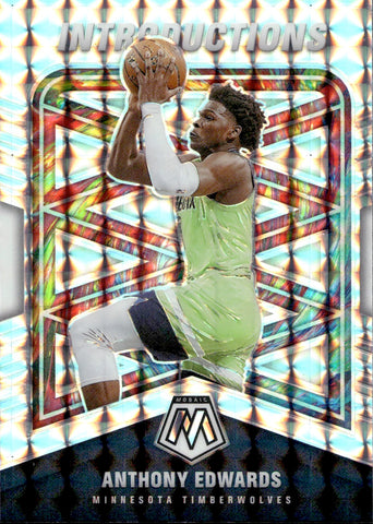 2020-21 Anthony Edwards Panini Mosaic INTRODUCTIONS ROOKIE RC #10 Minnesota Timberwolves