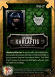 2022 George Karlaftis Wild Card CHASE WEEKEND WARRIOR 5/6 Kansas City Chiefs #WW-17