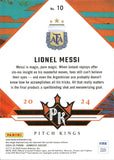 2024-25 Lionel Messi Panini Donruss Soccer #10 PITCH KINGS ARGENTINA