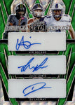 2024 Air Noland JuJu Lewis DJ Lagway Leaf Metal TRIPLE AUTO 1/2 Gators Buffalo #TA-10