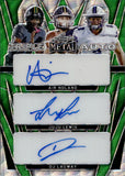 2024 Air Noland JuJu Lewis DJ Lagway Leaf Metal TRIPLE AUTO 1/2 Gators Buffalo #TA-10