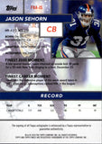 2024 Jason Sehorn Topps Finest GOLD GEOMETRIC REFRACTOR AUTO 10/50 New York Giants #FBA-JS