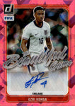 2024-25 Ezri Konsa Panini Donruss THE BEAUTIFUL GAME PINK ICE AUTO England #BG-EK